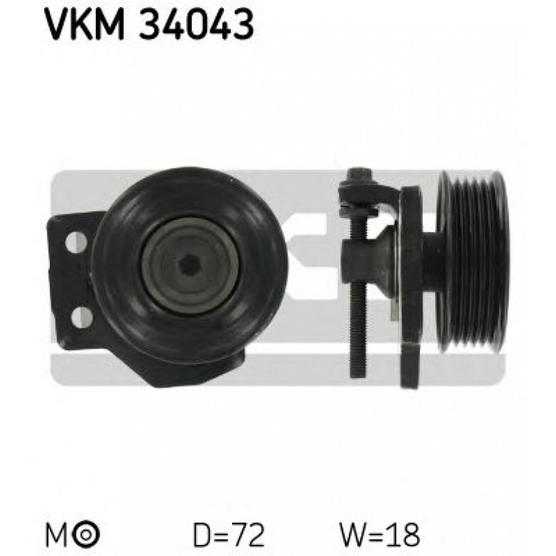 VKM 34043 SKF Натяжний ролик